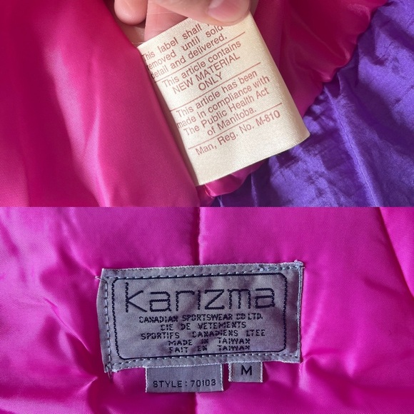 Rare NWT Vintage Karizma 90s Colour Block Ski Jacket M - Picture 8 of 13